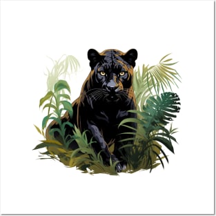 Jungle Panther Posters and Art